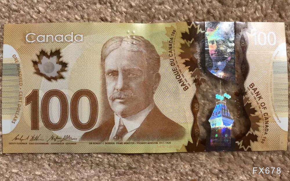 美元走弱同时加拿大央行立场分化，施压美元兑加元持续走低